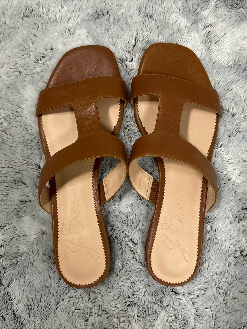 J. Crew | Hazel Cutout Sandals in Leather